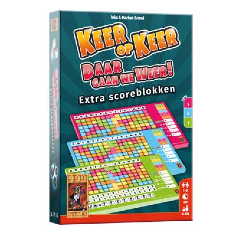 Keer op keer: Daar Gaan We Weer Scoreblokken